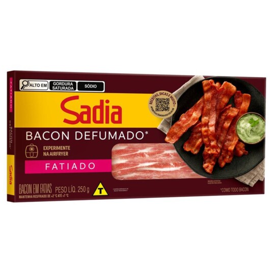 Bacon Sadia 250g Fatiado