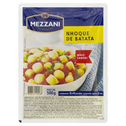 Nhoque Mezzani 500g