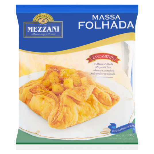 Massa Mezzani 300g Folhada