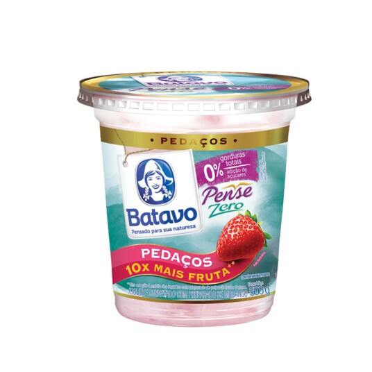 Iogurte Pedacos Batavo 450g Pen.zero Morang