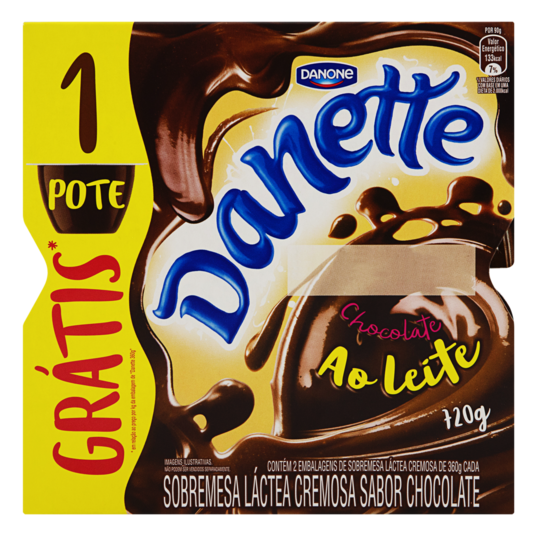 Sobremesa Lact.danette 720g Chocolate Pack