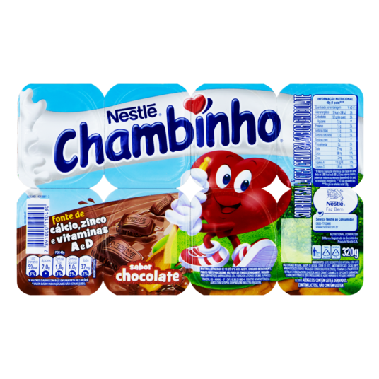Sobremesa Chambinho 320g Chocolate