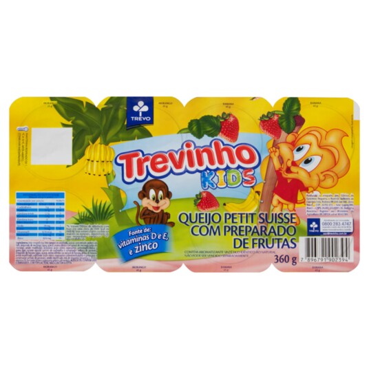 Iogurte P.suisse Trevinho 320g Morango/banana