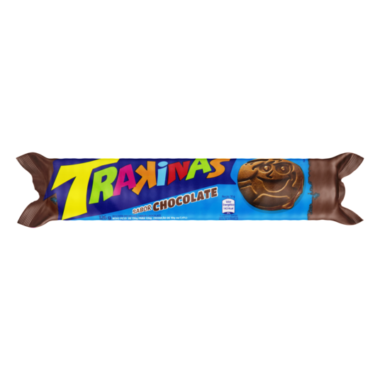 Biscoito Rech.trakinas 126g Chocolate