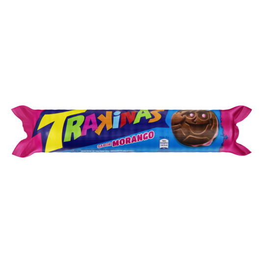 Biscoito Rech.trakinas 126g Morango