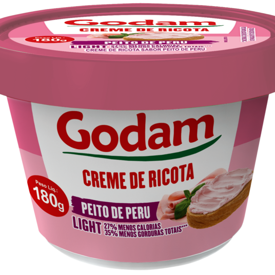 Creme de Ricota Godam 180g Peito Peru Lig.