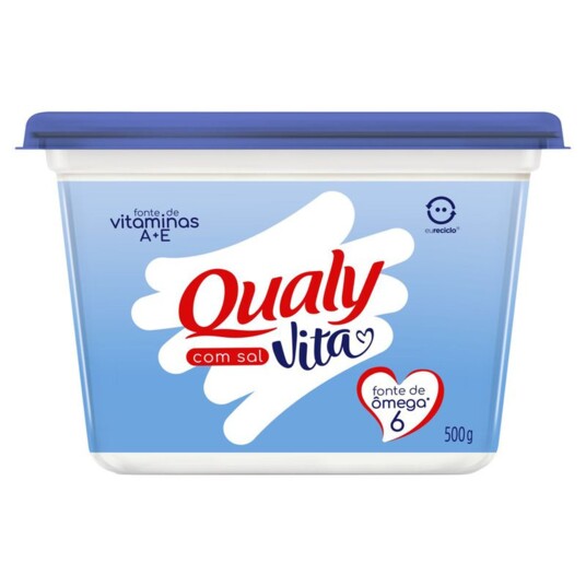 Creme Vegetal C/sal Qualy Vita 500g