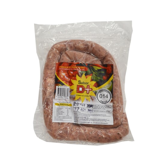 Linguica Artesanal Sabor D+ 400g Pernil Suino