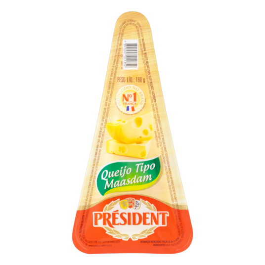 Queijo President 160g Maasdam
