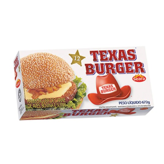 Hamburg.bov.texas Burger 672g