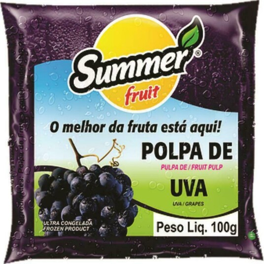 Polpa de Frutas Summer 100g Uva