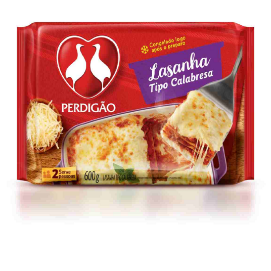 Lasanha Perdigao 600g Tipo Calabresa