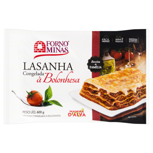 Lasanha Forno de Minas 600g Bolonhesa Cong.