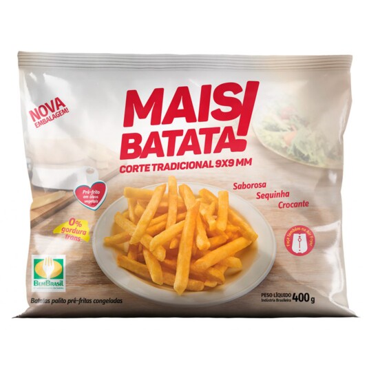 Batata Mais Batata 400g Pre Frita