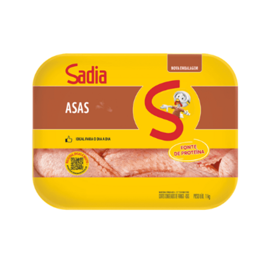 Asa de Frango Sadia 1kg Congelada Bdj