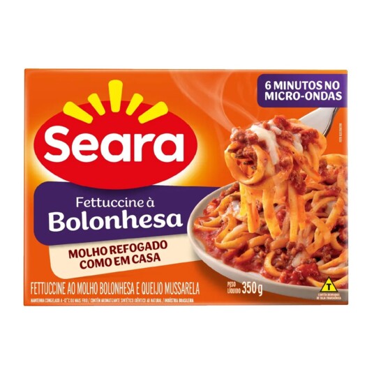 Fettucine Meu Menu Seara 350g Molh.bolonhesa