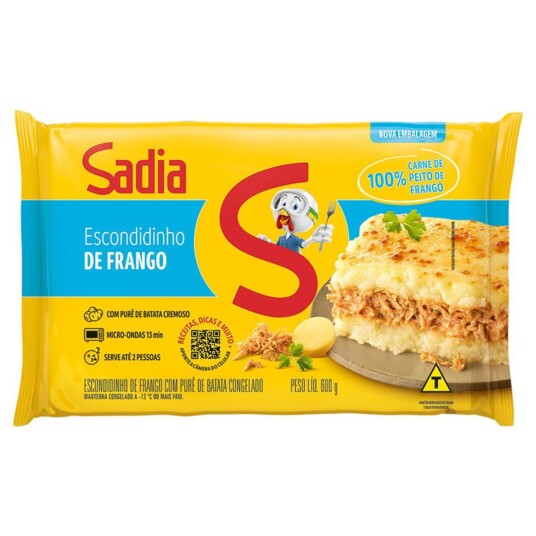 Escondidinho Sadia 600g Frango Desfiado