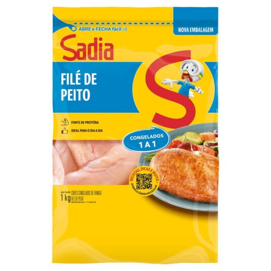 File de Peito de Fgo.sadia 1kg Zip