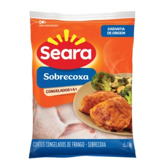 Sobrecoxa de Frango Seara 1kg Alm Iqf