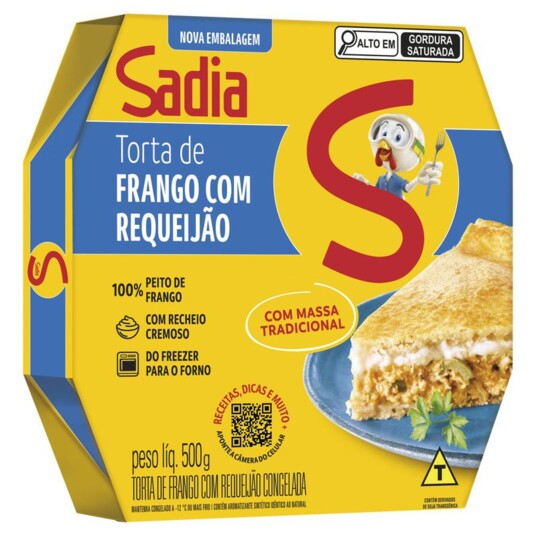 Torta Sadia 500g Frango/catupiry