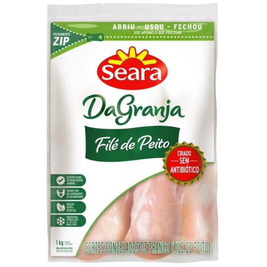 File de Peito de Fgo.seara 1kg da Granja