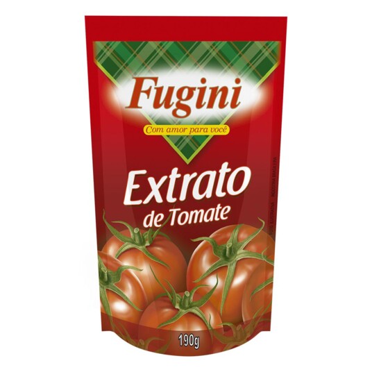 Extrato de Tomate Fugini 190g Tradicional Sc