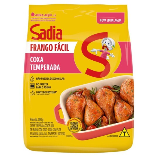 Coxa de Frango Sadia 800g Temp.assa Facil