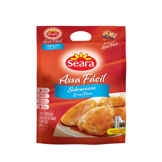 Sobrecoxa de Frango Seara 800g Assa Facil