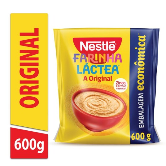Farinha Lactea Nestle 600g Tradicional Sc.