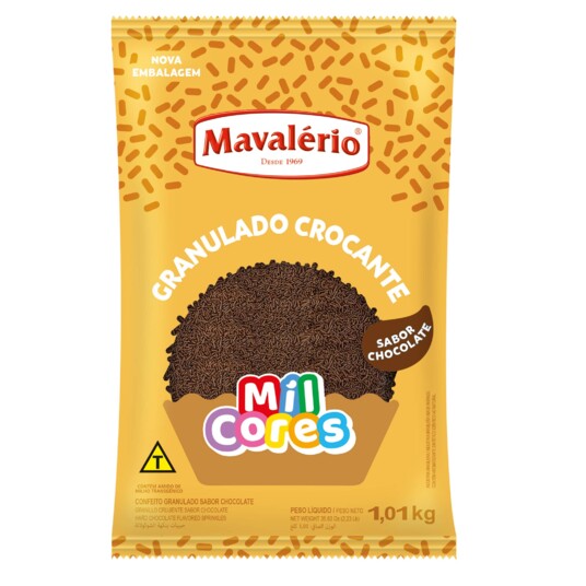Granulado Croc.mavalerio 1,01kg Choc.mil Cores