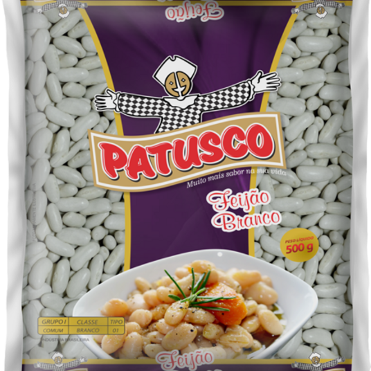 Feijao Branco Patusco 500g Tipo 1