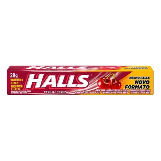 Drops Pastilha Halls 28g Cereja