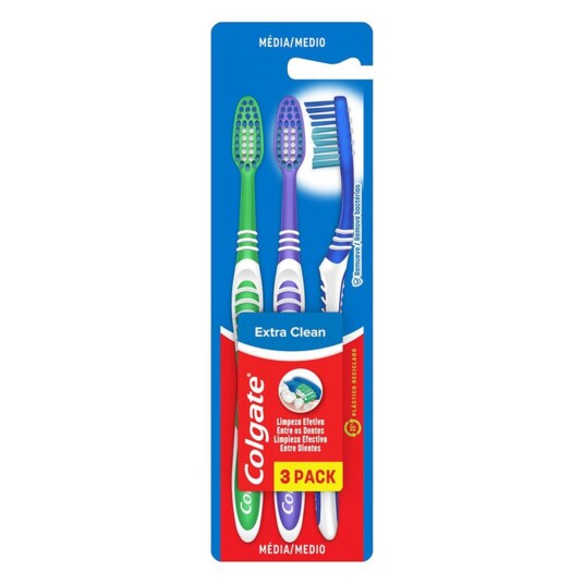 Escova Dental Colgate Lv3pg2 Extra Clean