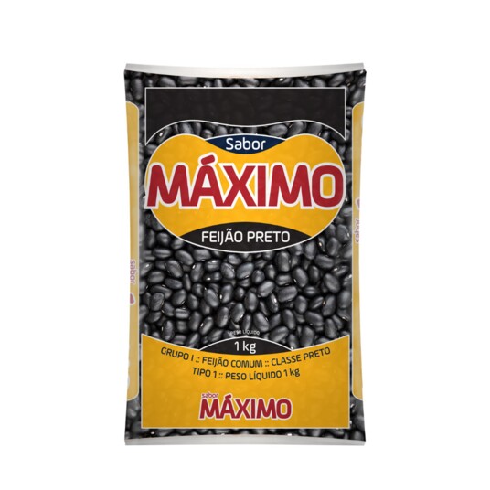 Feijao Preto Maximo 1kg Tipo 1