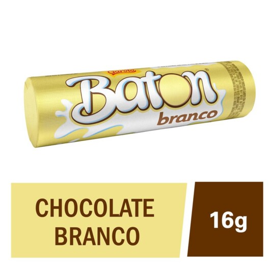 Chocolate Garoto Baton 16g Branco