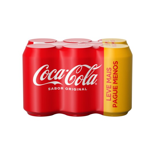 Refrigerante Coca Cola 350ml 6pack