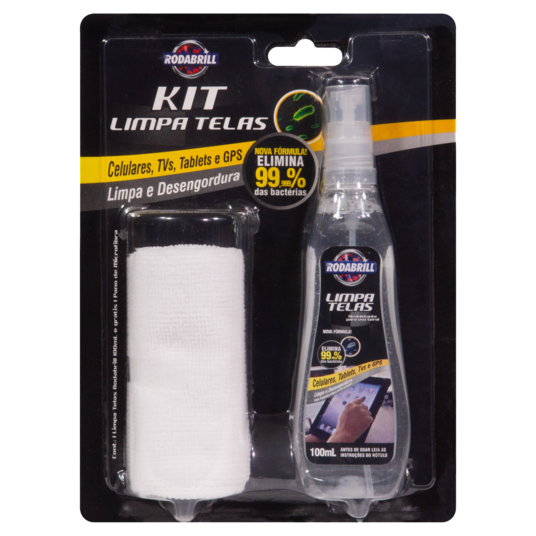 Kit Limpa Telas Rodabrill 100ml