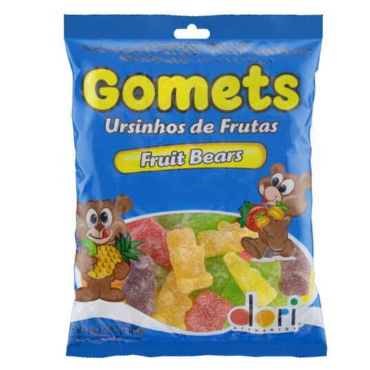 Bala de Goma Gomets 100g Ursinho de Fru.