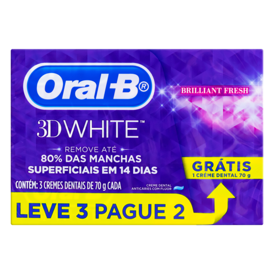Creme Dental Oral-b 70g Lv3pg2 3d Withe
