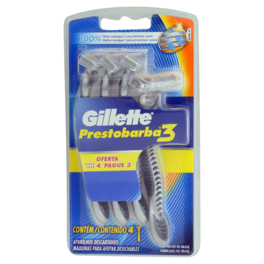 Aparelho de Barbear Gillette Lv4pg3 Aparelho de Ba