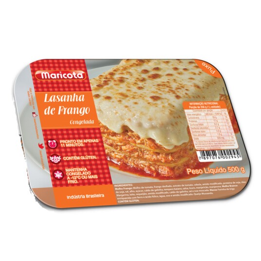 Lasanha Maricota 500g Frango