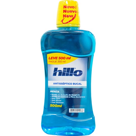 Antissep.bucal Hillo 500ml Menta