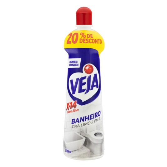 Desinfetante Squeeze Veja X14 500ml 20%desc.2em1