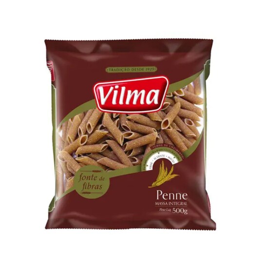 Macarrao Penne Vilma 500g Integral N3