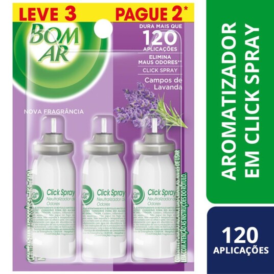 Purificador Refil Bom Ar Lv3/pg2 Lavanda