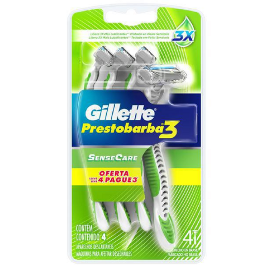 Aparelho de Barbear Gillette Lv4pg3 Sensecare