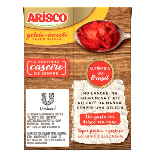 Geleia Arisco 220g Natural
