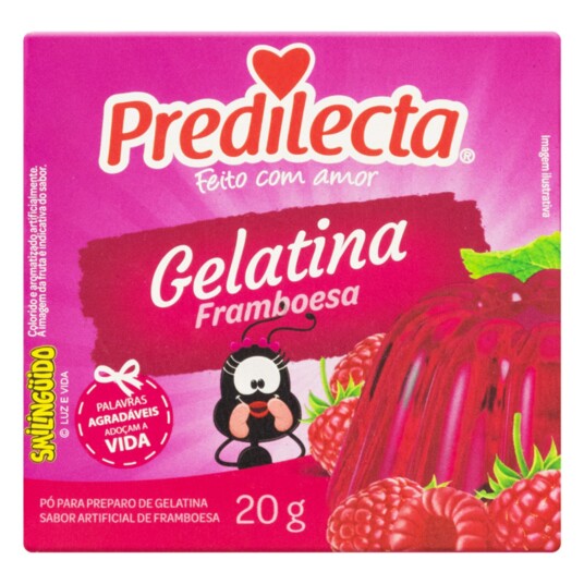 Gelatina Predilecta 20g Framboesa