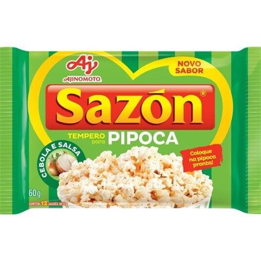 Tempero P/pipoca Sazon 60g Cebola/salsa