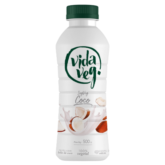Iogurte Vegano Vida Veg 500g Coco Natural